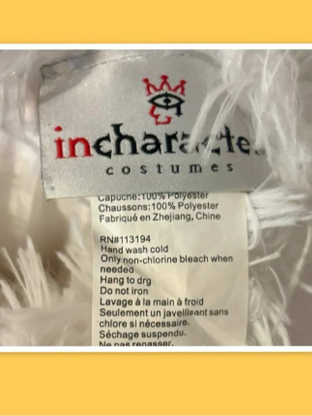 Incharacter Costumes pre owned